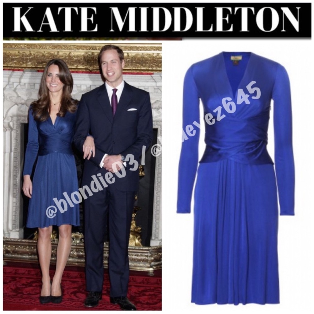 Issa London “Phylis” wrap dress. The same Princess Kate wore!